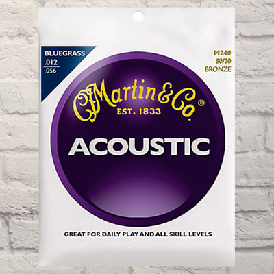 Martin MA240 Bluegrass Light 80/20 Bronze Acoustic Strings 12-56
