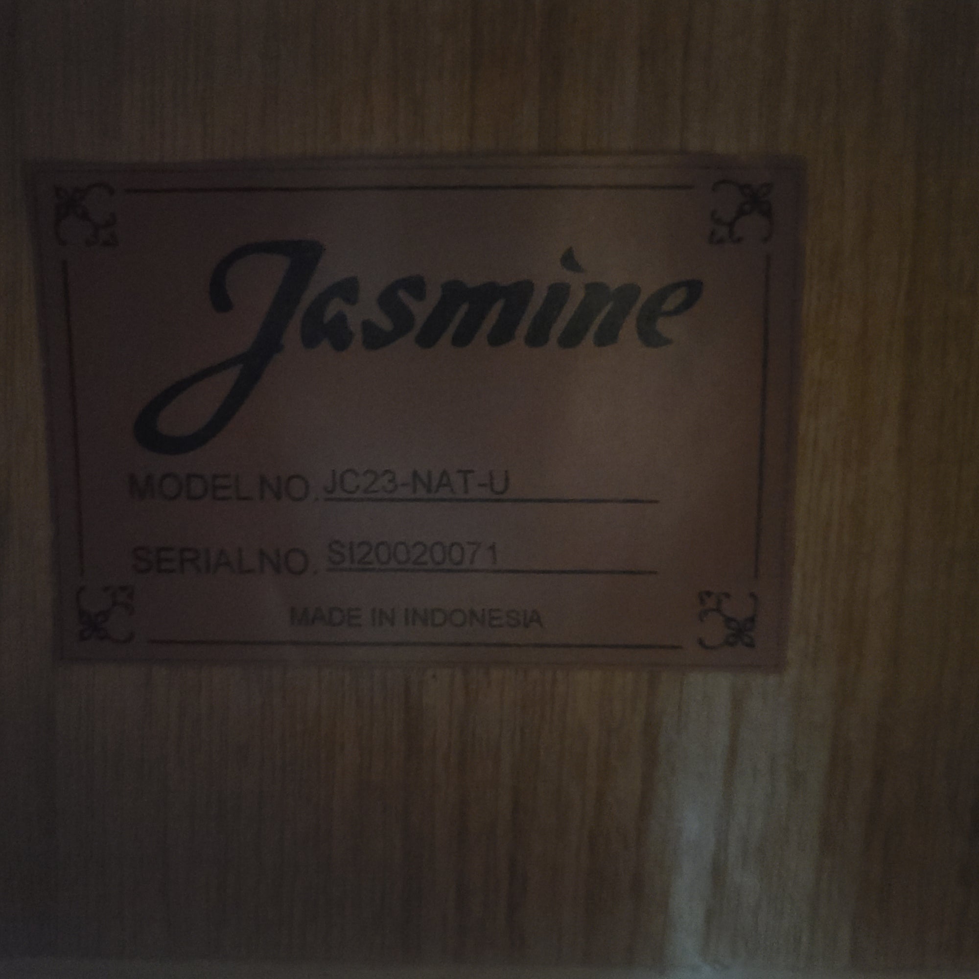 Jasmine JC23-NAT 3/4 Size J-Series Classical Spruce Acoustic Guitar - Natural