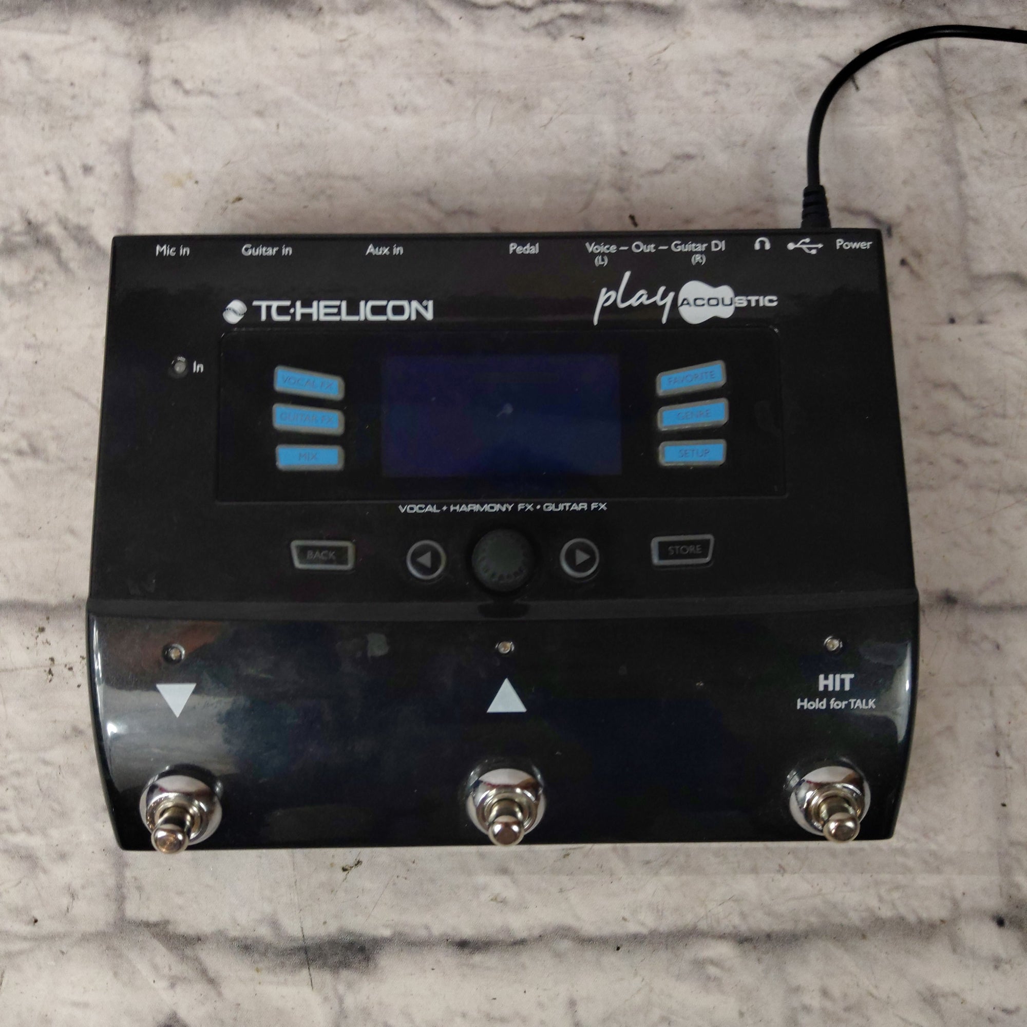 TC Helicon playacoustic Pedal