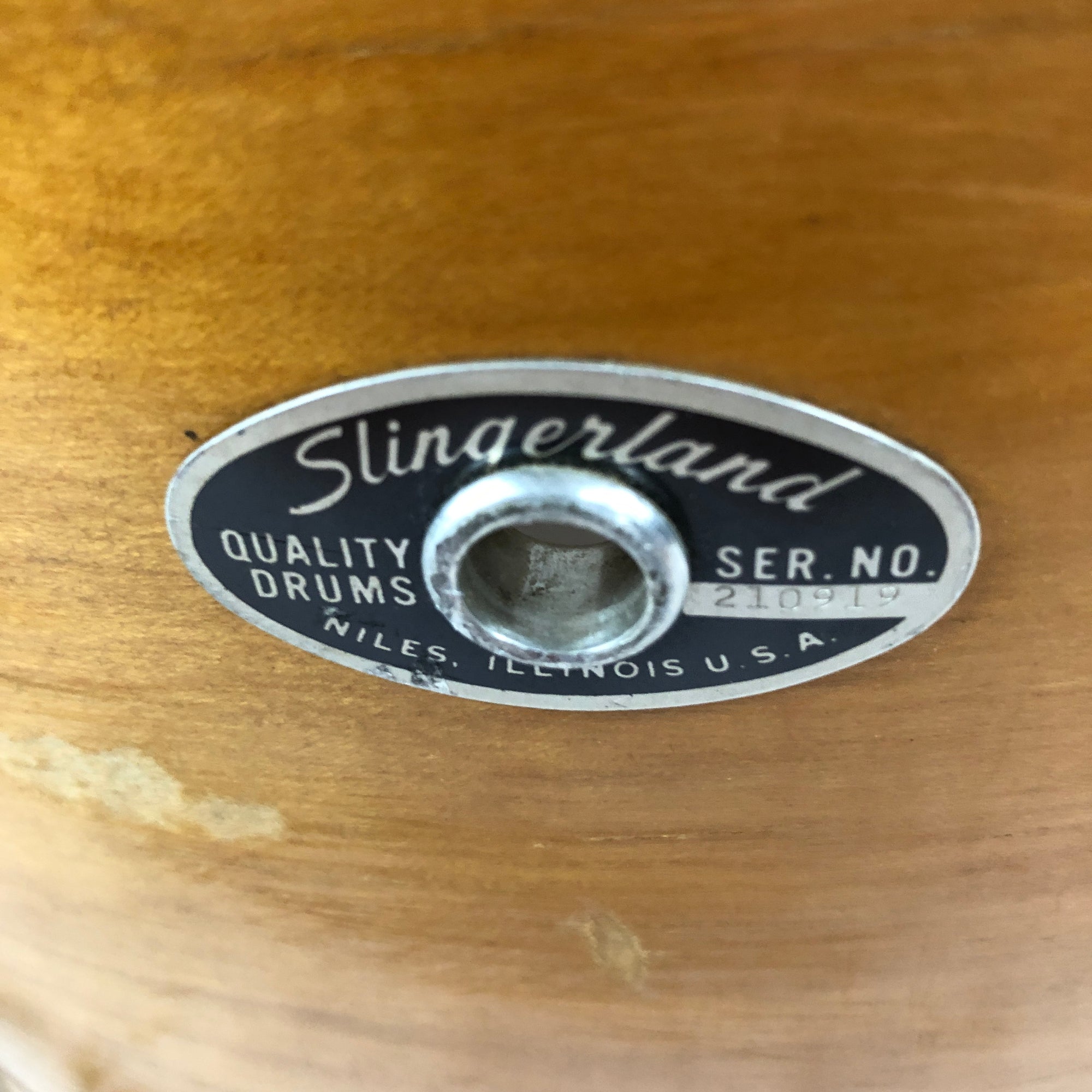 Slingerland 18x16 Floor Tom Natural