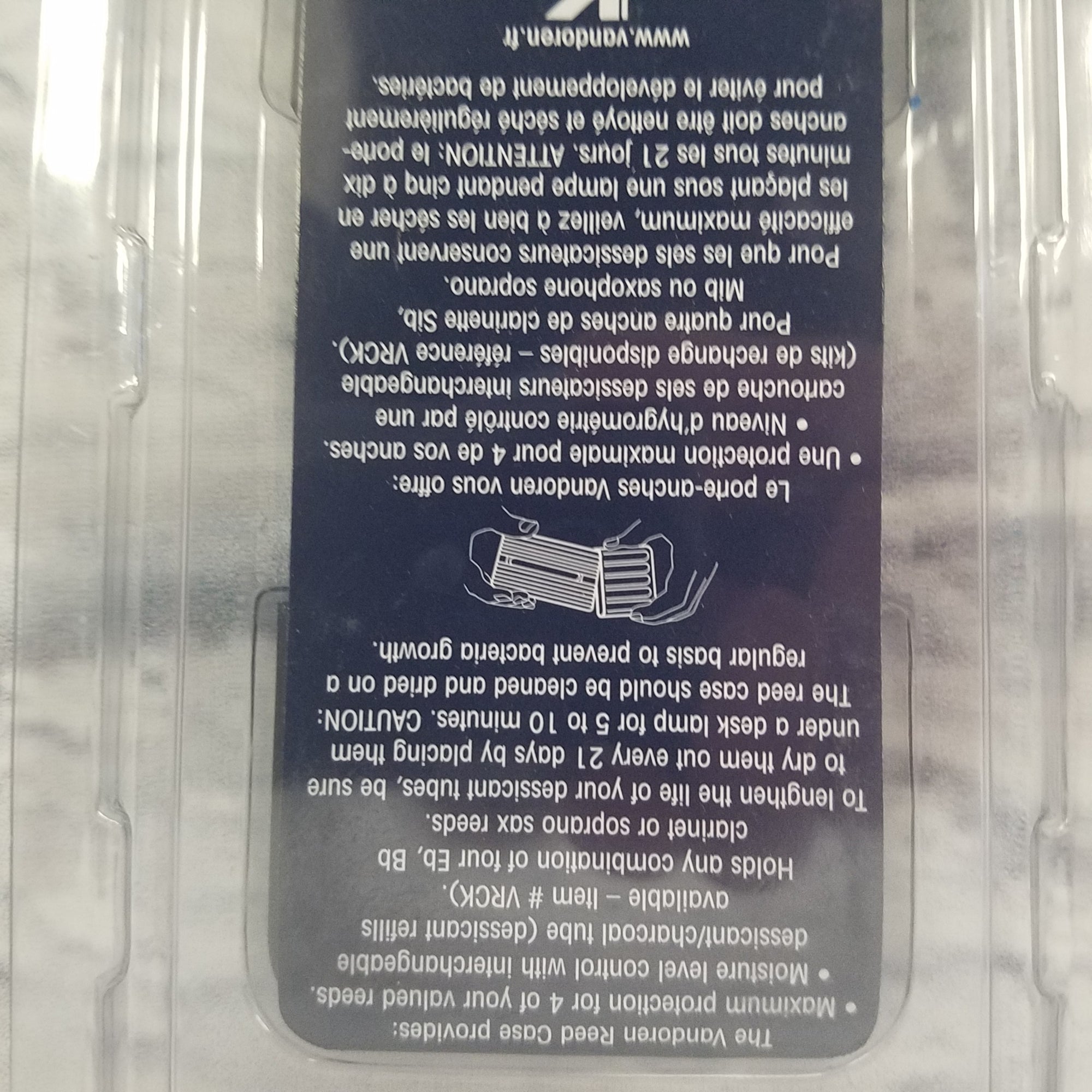 VanDoren Bb Clarinet/Soprano Sax Reed Case VRC 20