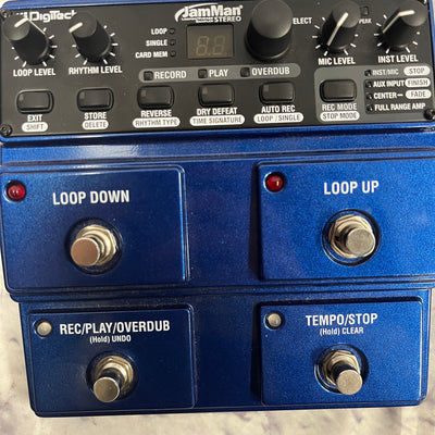 Digitech JamMan Stereo Looper Phrase Sampler Pedal