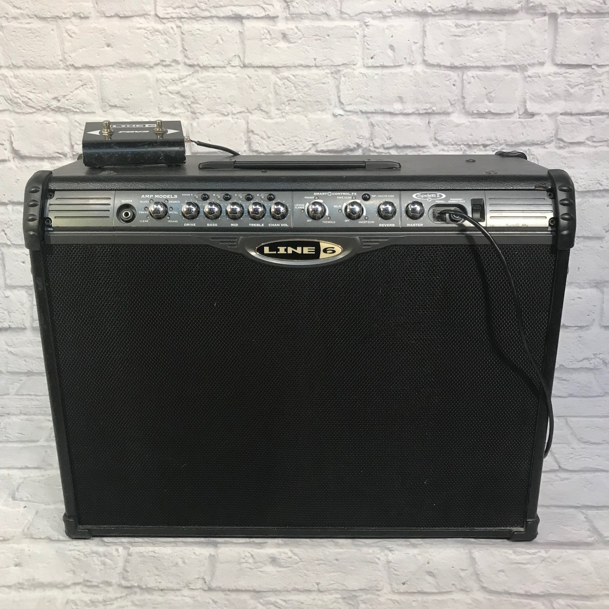 Line 6 Spider II 150 Watt 2x12 Combo with FBV2 Footswitch