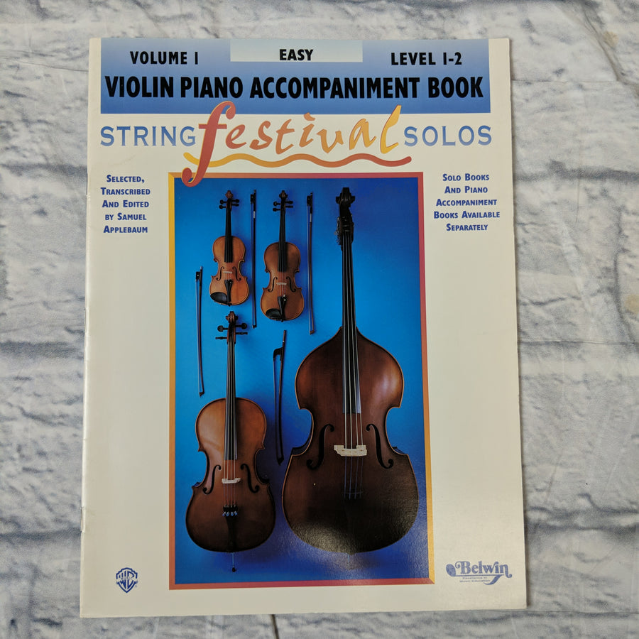 00-EL9595 String Festival Solos- Volume I - Music Book