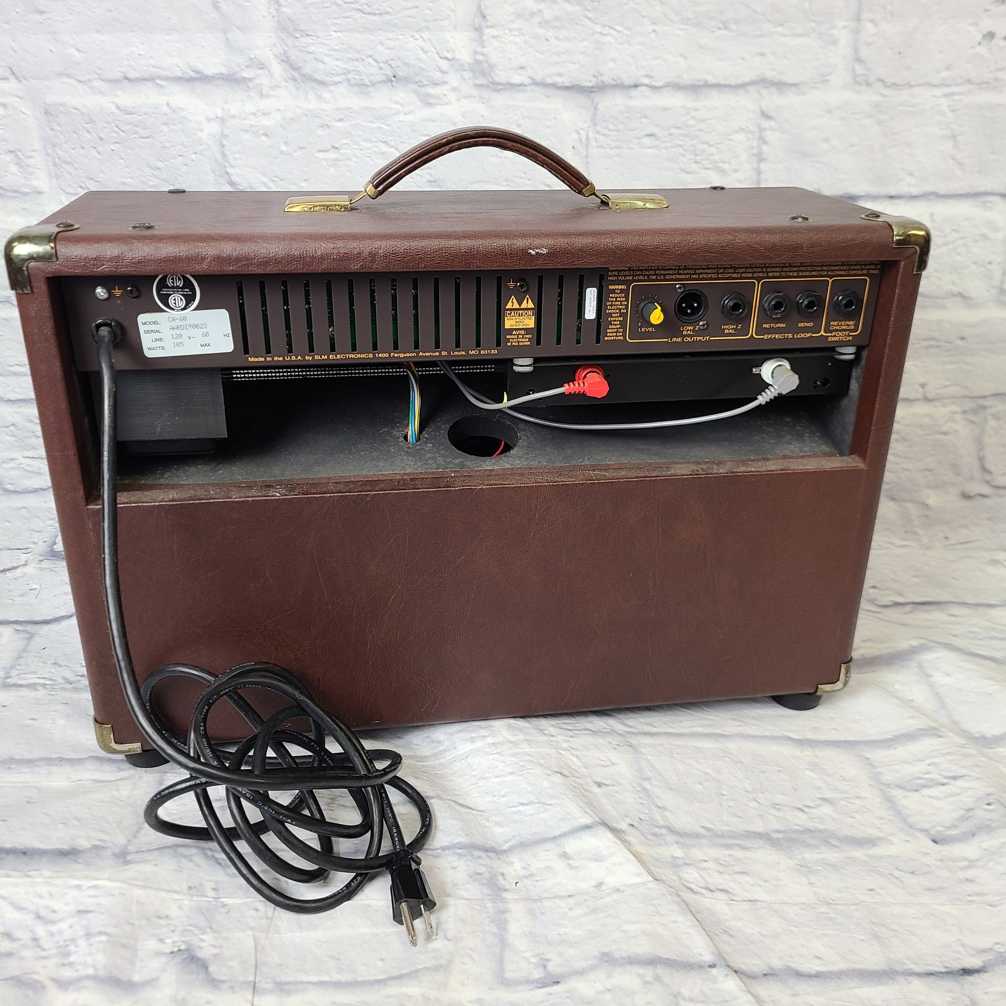 Crate Acoustic 60 2 Channel Acoustic Guitar/Vocal Busking Combo Amp