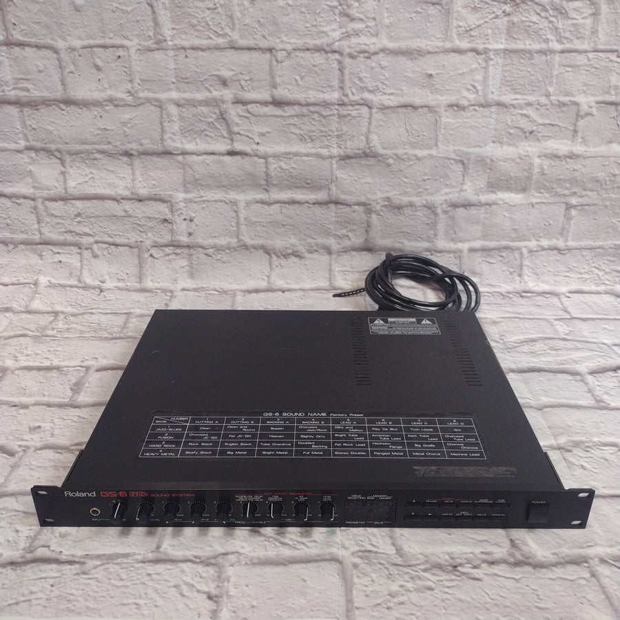 Roland GS-6 Guitar Rack Multieffects Processor