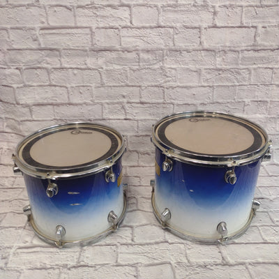 Mapex Pro M 5pc Drum Set Blue White Fade