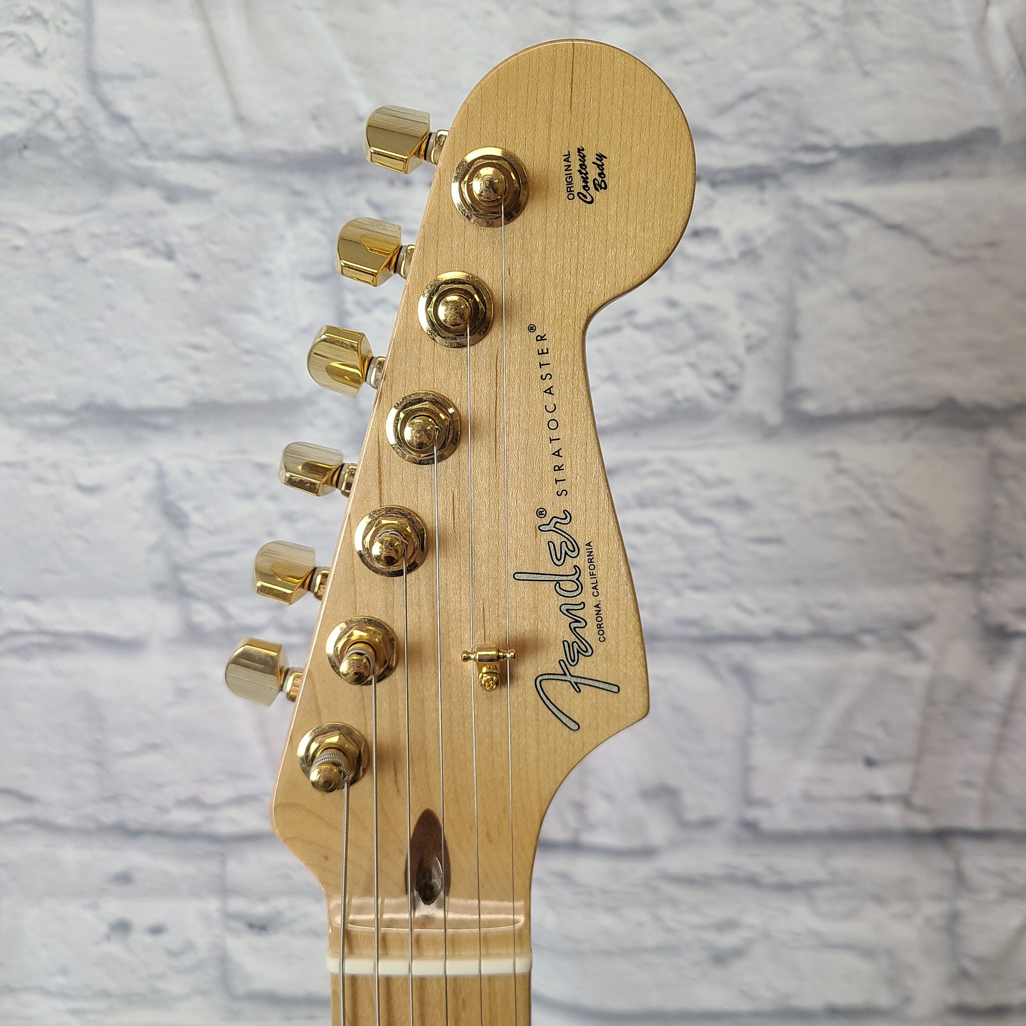 Fender Limited Edition American Professional Stratocaster Electric Guitar - Vintage White with Gold Hardware