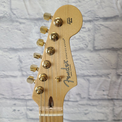 Fender Limited Edition American Professional Stratocaster Electric Guitar - Vintage White with Gold Hardware