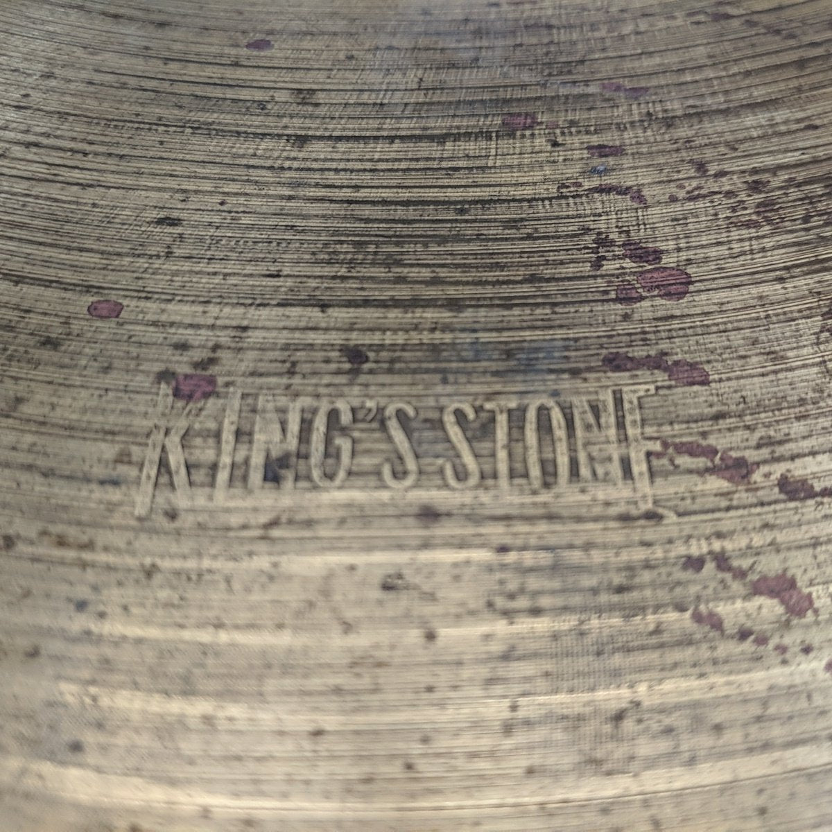 Vintage King's Stone 16 inch Crash Cymbal Made in Japan