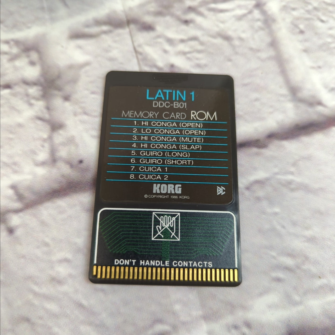 Korg DDD-1 Drum Machine with Latin 1 Percussion Card