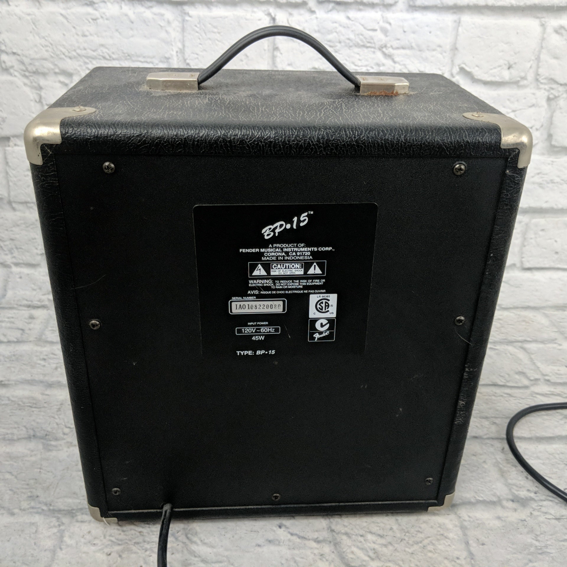 Squier BP-15 Bass Combo Amplifer