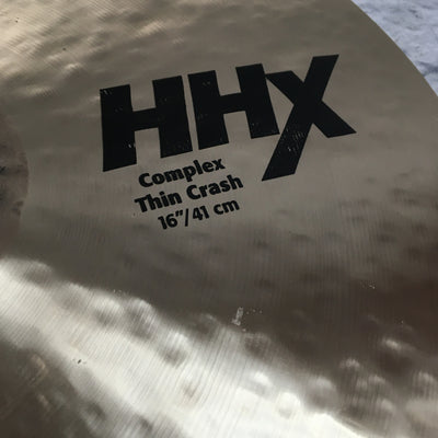 Sabian 16 HHX Complex Thin Crash Cymbal