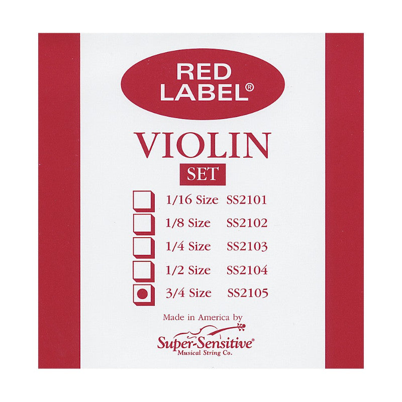 String  Violin SS 3/4 Set