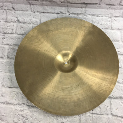 Vintage 1970s Zildjian 24in Ride Cymbal