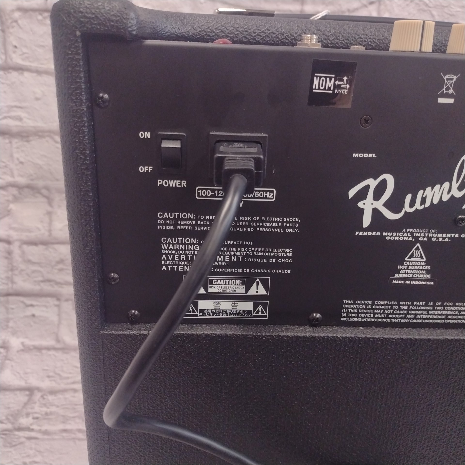 Fender Rumble 25 Bass Guitar Combo Amp