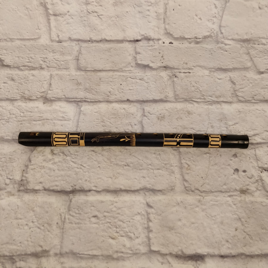 Unknown Black Giraffe Wooden Flute