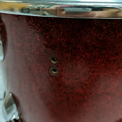 Vintage Stewart 13 x 9 Rack Tom Red Sparkle Made in Japan MIJ