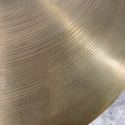 Vintage 60s Zildjian Avedis 18 Ride Cymbal