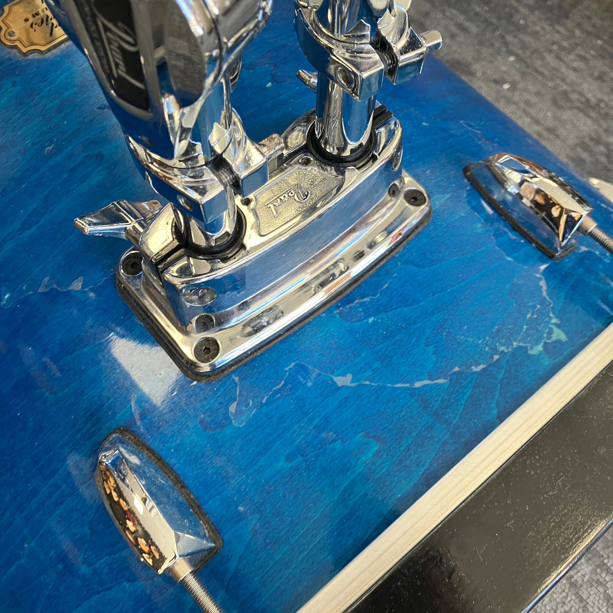 Pearl Export 5pc Blue Lacquer Drum Kit