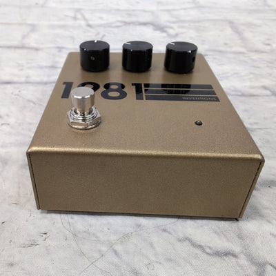 1981 Inventions DRV Overdrive Nickel Plated Edition Pedal