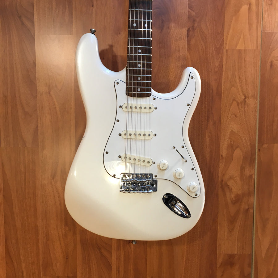 Lotus White Strat Style Electric Guitar