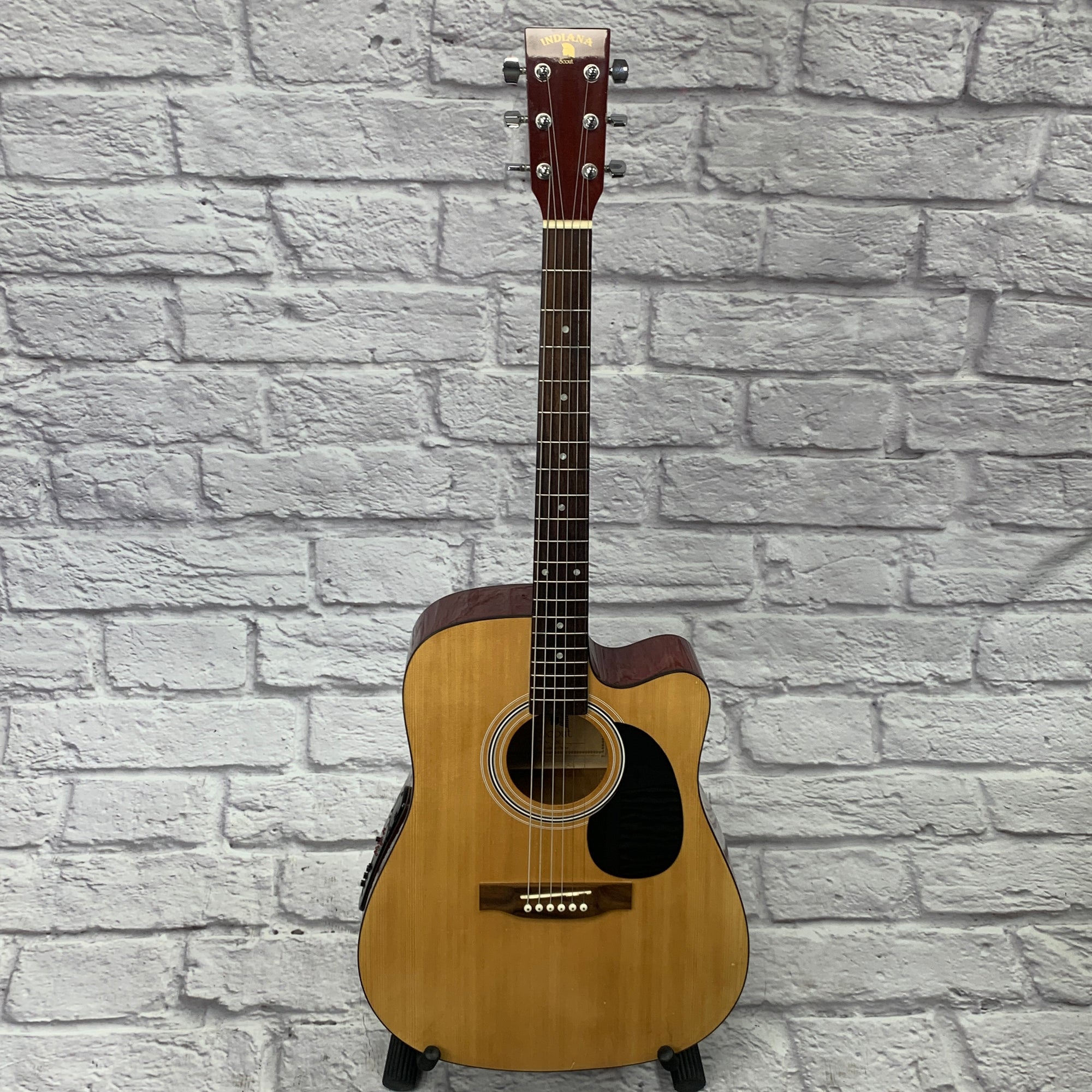 INDIANA Scout アコースティックギター Wholesale Indiana Dreadnought Spruce Top Black S-SCOUT-BK