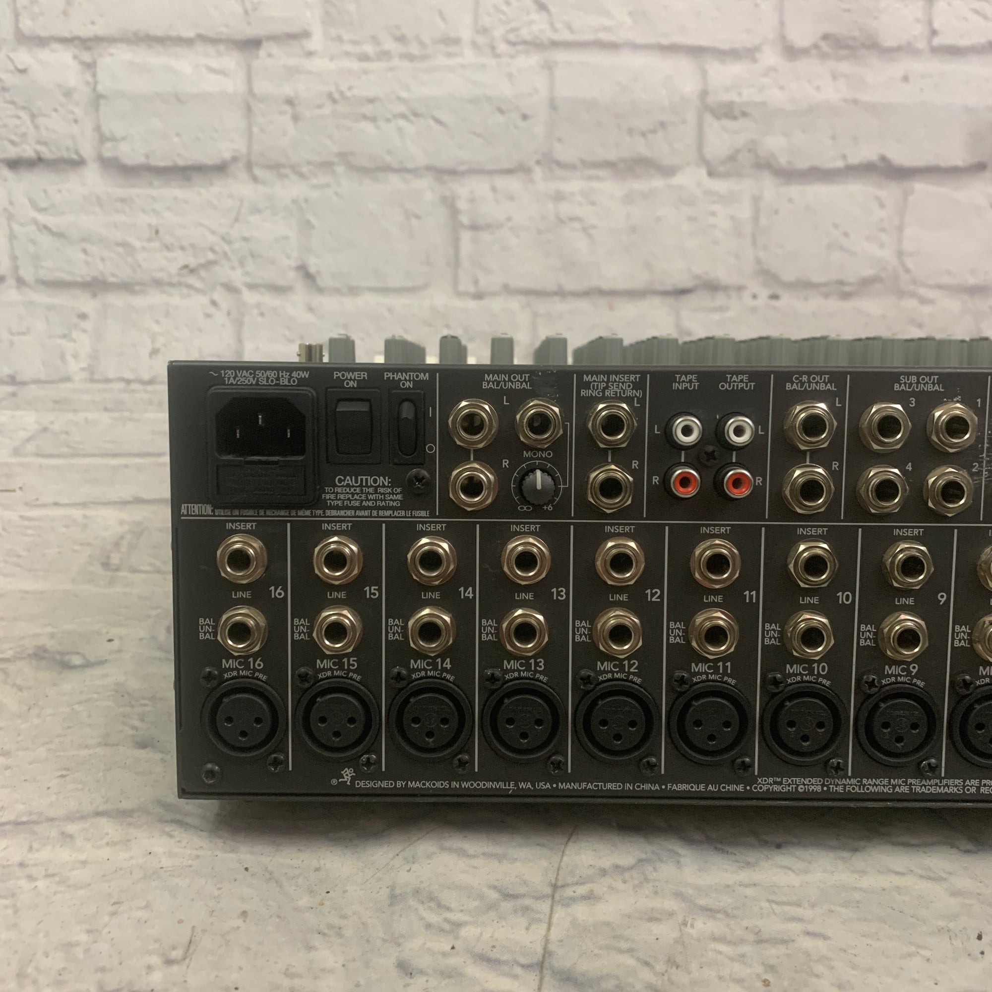 Mackie 1604-VLZPro Power Amp