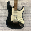 Austin Black Strat Style Electric Guitar