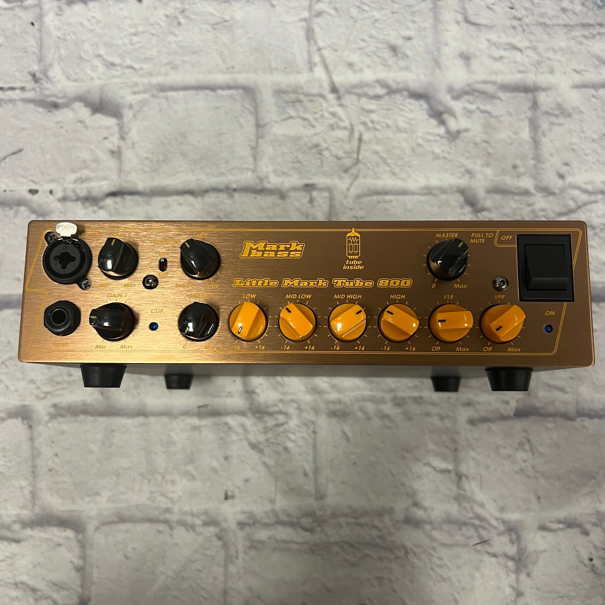 MarkBass Little Mark Tube 800 Bass Head