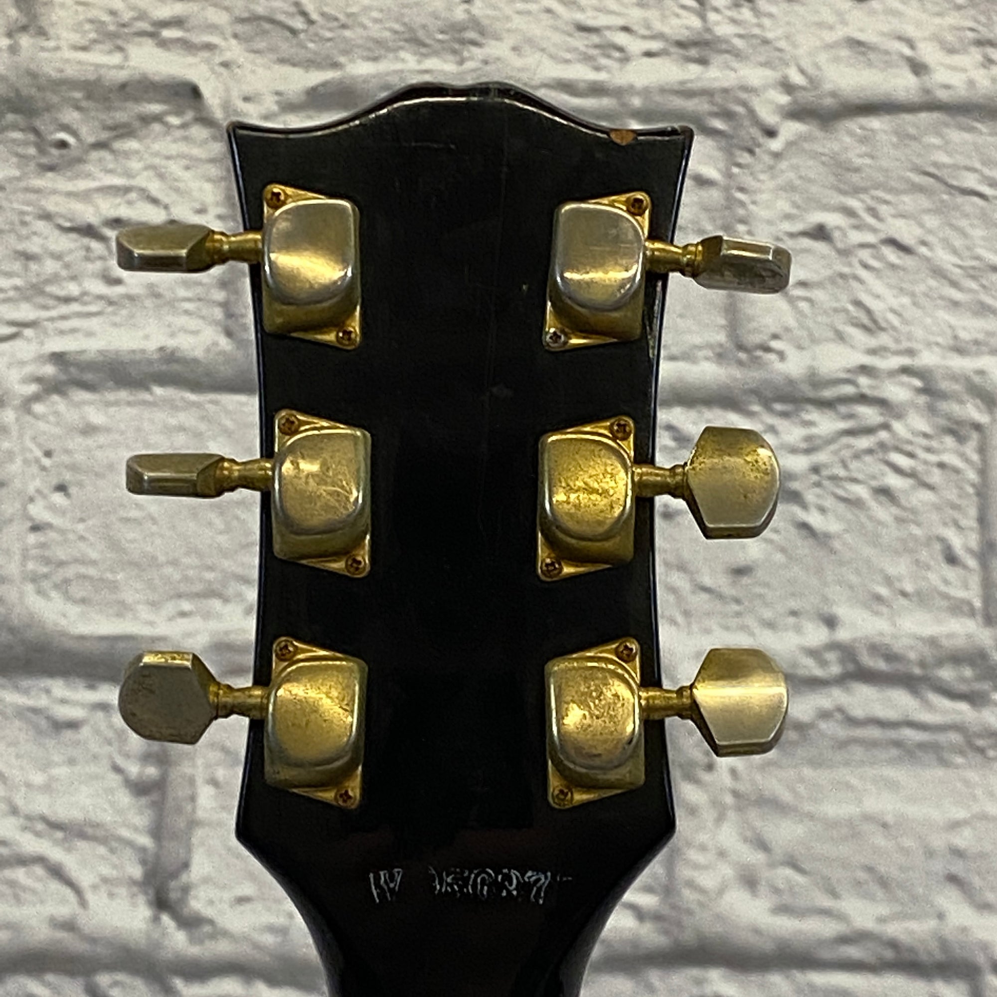 Vintage MIJ LP Style Electric Guitar Black