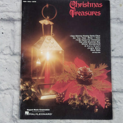 Hal Leonard Christmas Treasures Piano Vocal Guitar Book