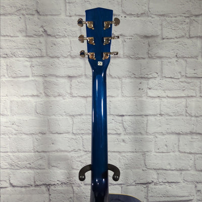 Cort MR 727F Korean Dreadnought  Blue Acoustic Guitar