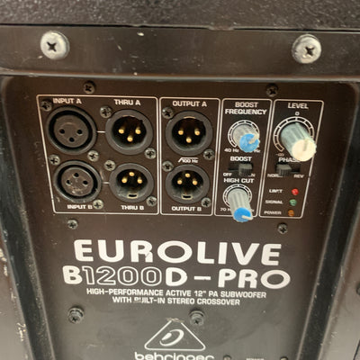 Behringer Eurolive B1200D 12" Powered Subwoofer