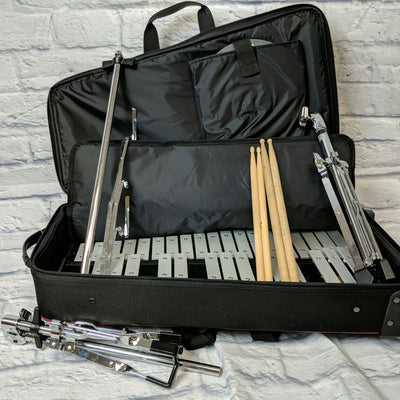 Pearl PL910C Student Snare and Bell Kit with Rolling Case 202004198