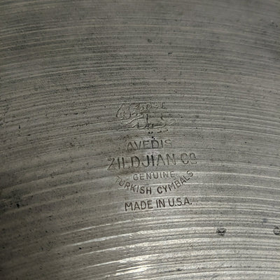 Zildjian 60's Avedis Ride Keyholed Ride Cymbal