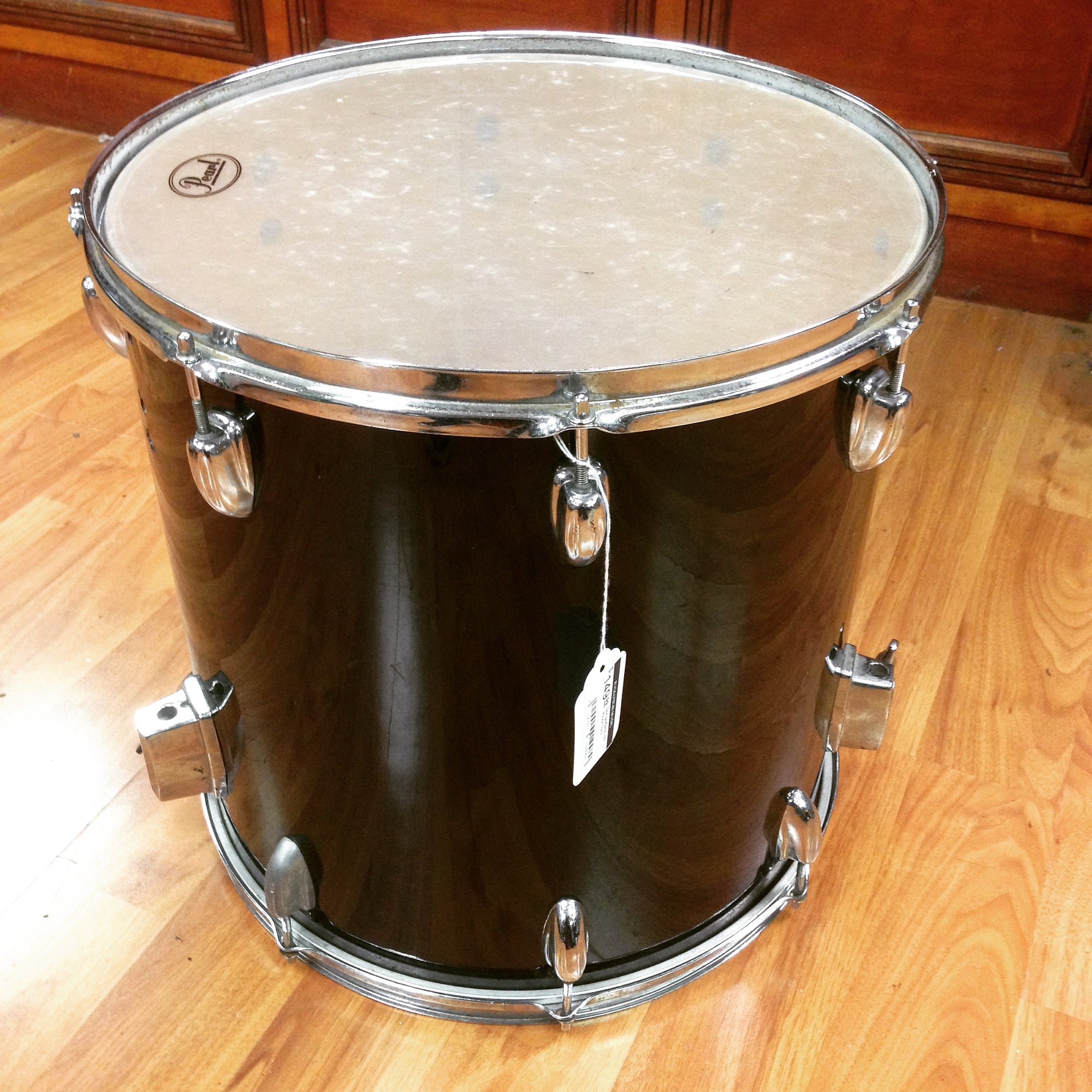 Slingerland 16in Floor Tom Black (broken leg)