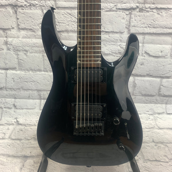 Jackson JS22 Dinky 7 String Electric Guitar Black - Evolution Music