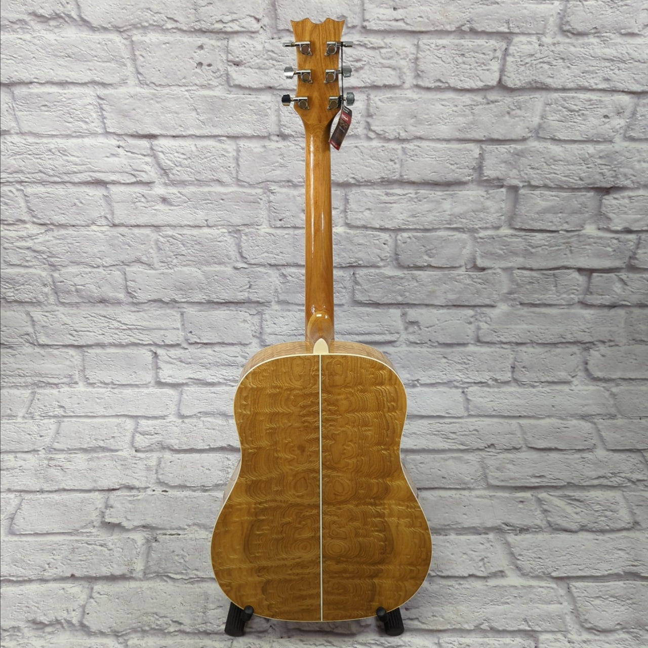 Dean AXS Dreadnought Quilt Acoustic Guitar - Gloss Natural