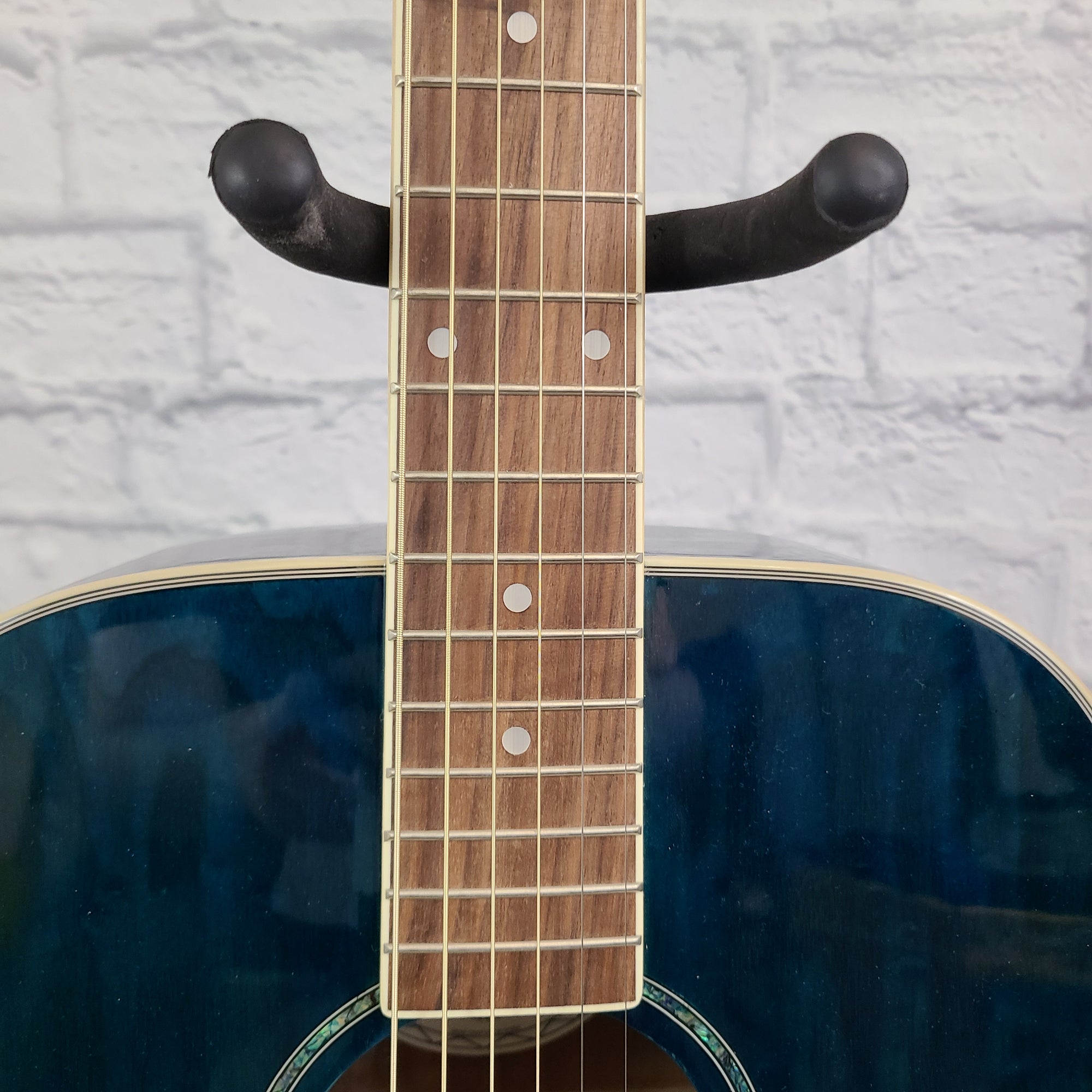 Dean AX DQA TSB Acoustic Guitar (Blue)