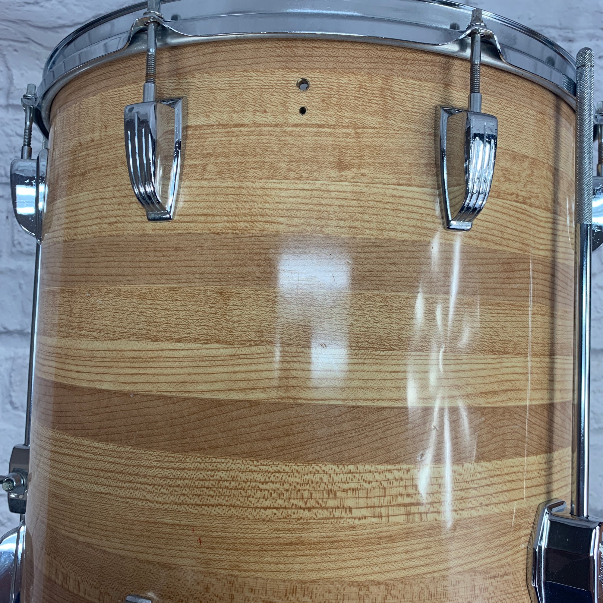 Vintage Ludwig 16 Butch Block Floor Tom Blue & Olive