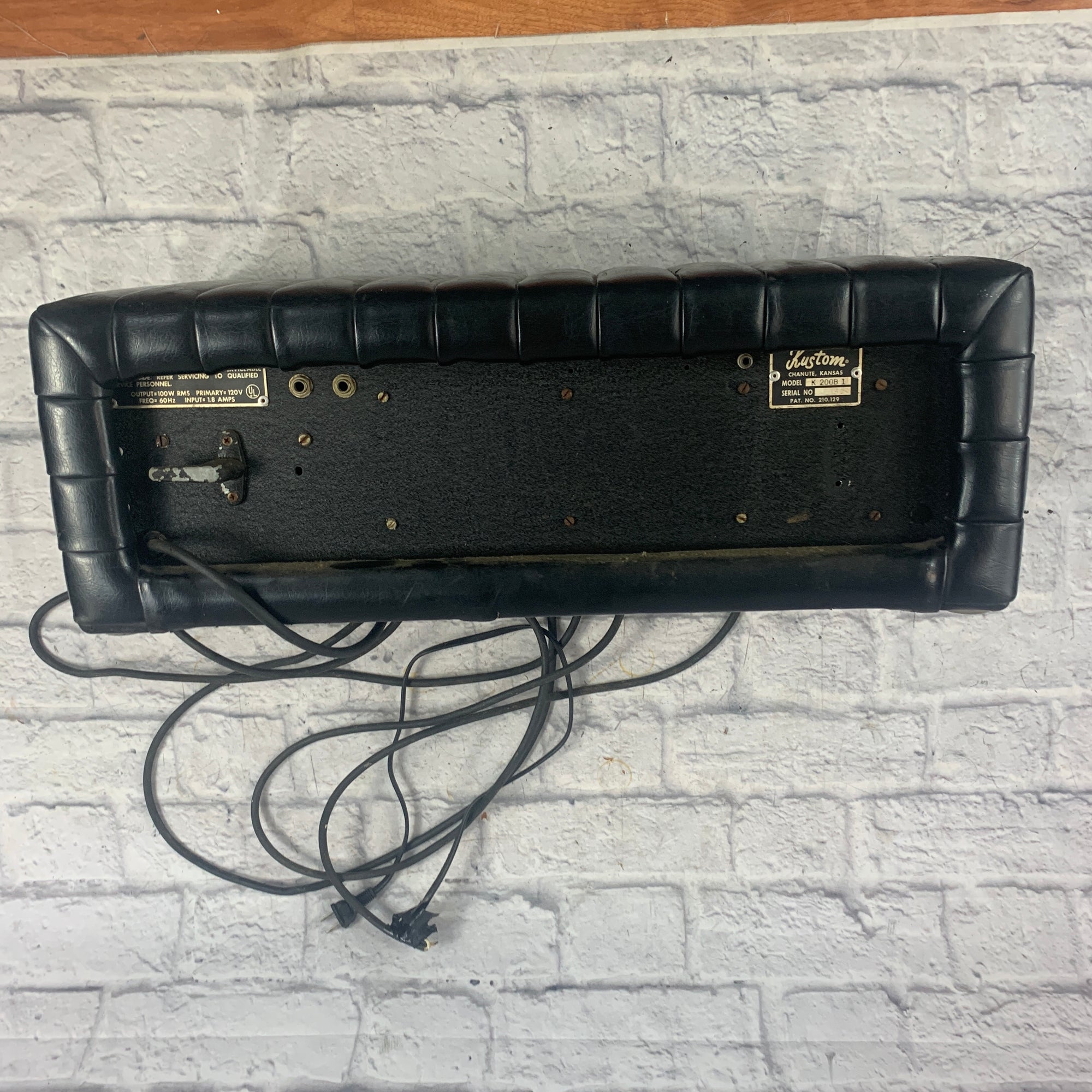 Kustom K200 Bass Head AS IS