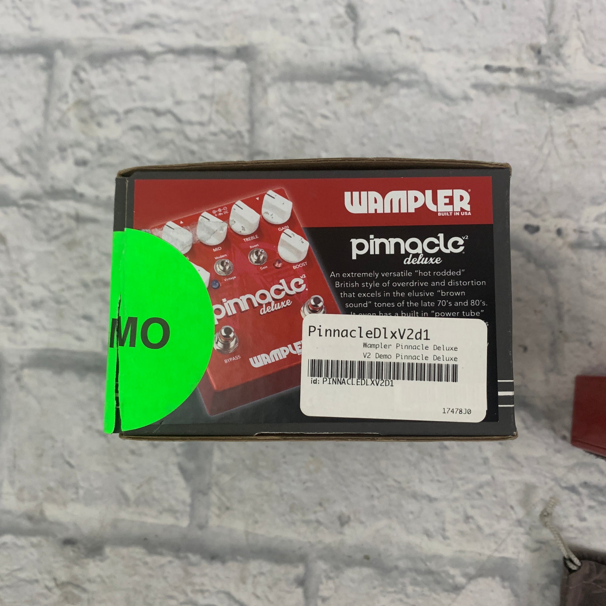Wampler Pinnacle Deluxe Overdrive Boost Pedal
