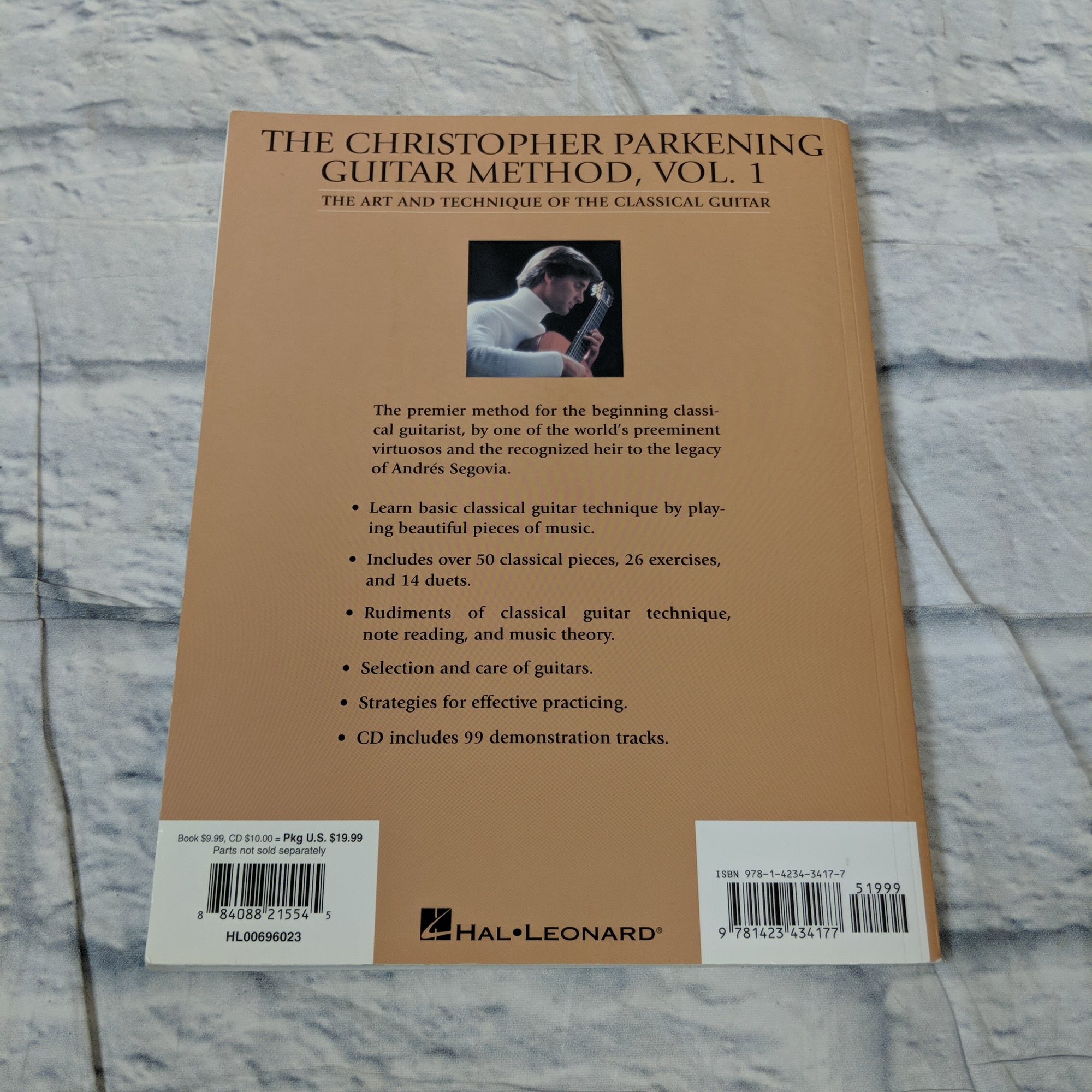 Hal Leonard Christopher Parkening Guitar Method Volume 1 Book (no CD)
