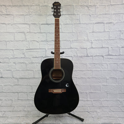 Epiphone PR-100EB Acoustic Guitar AS IS (Black)