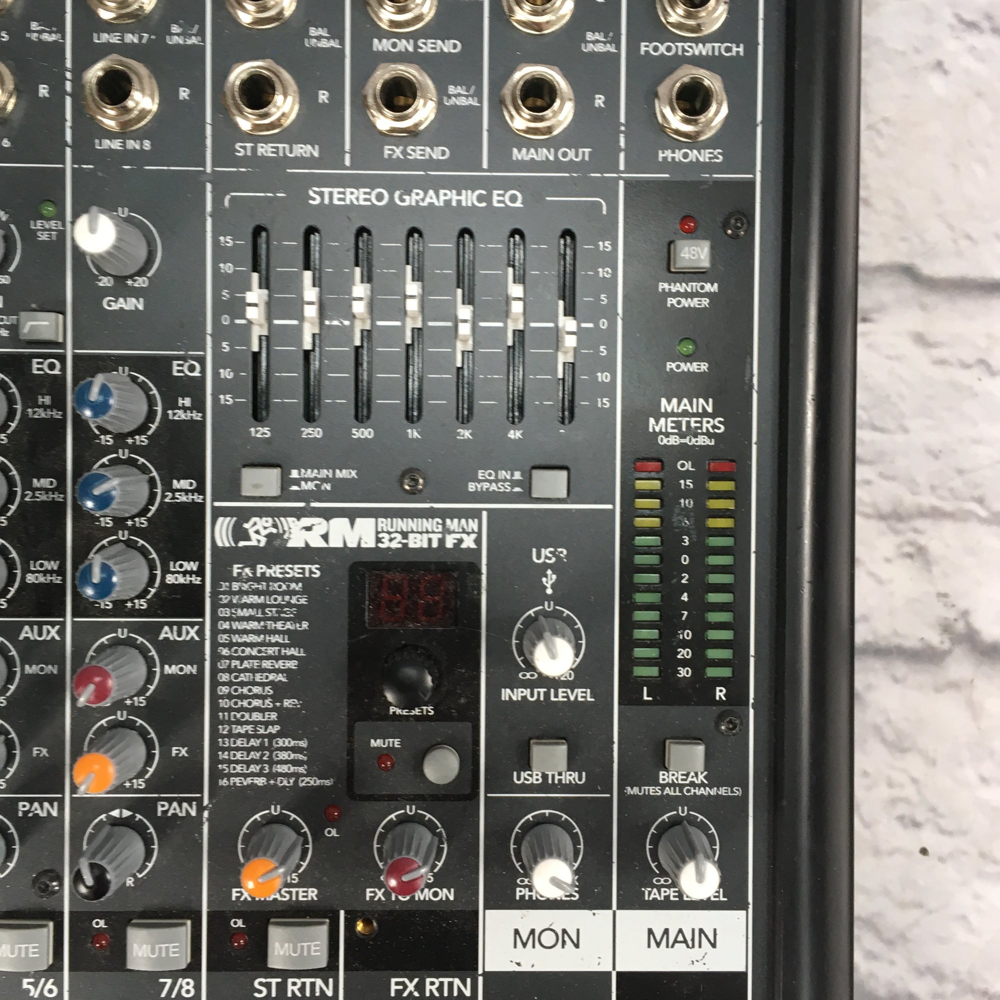 Mackie PROFX8 Professional Mic/Line Mixer with FX