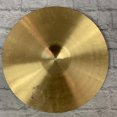 Unknown 18" Rolled Metal Crash Cymbal