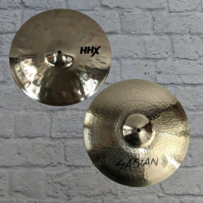 Sabian HHX Evolution 14 Hi Hat Cymbal Pair
