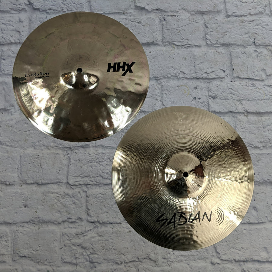Sabian HHX Evolution 14 Hi Hat Cymbal Pair