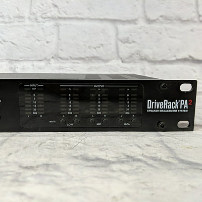 DBX DriveRackPA2 Loudspeaker Management System Rack Unit